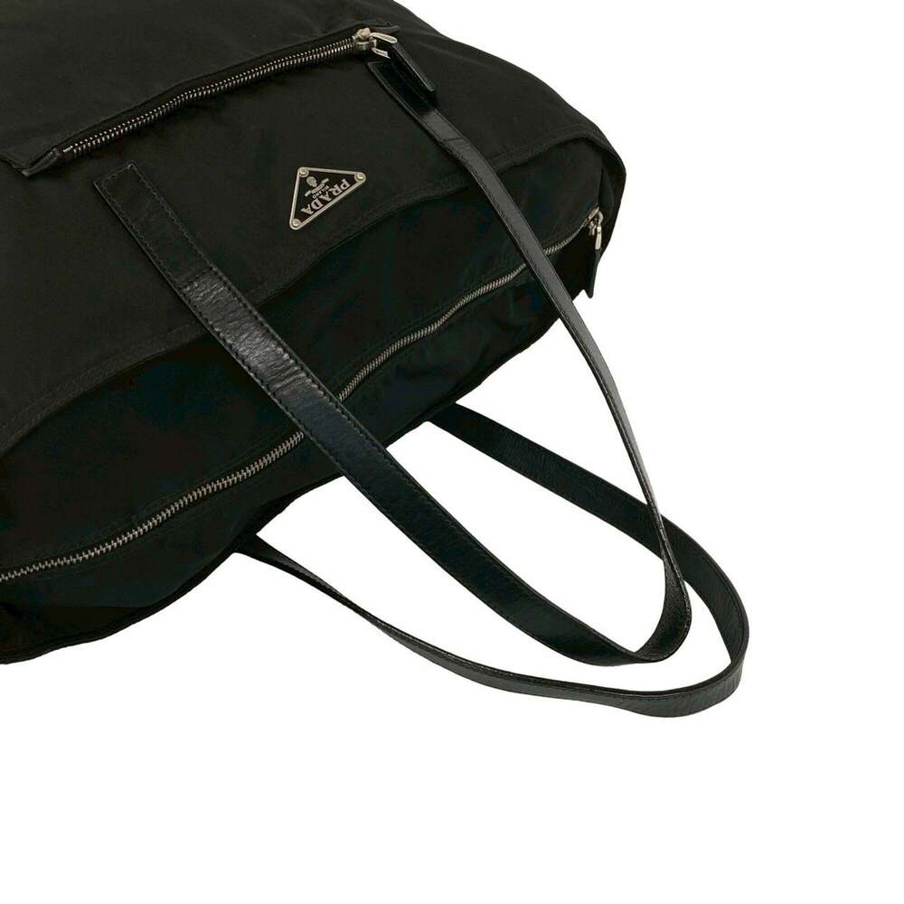 PRADA Black Leather Shoulder Bag - Picture 4 of 9